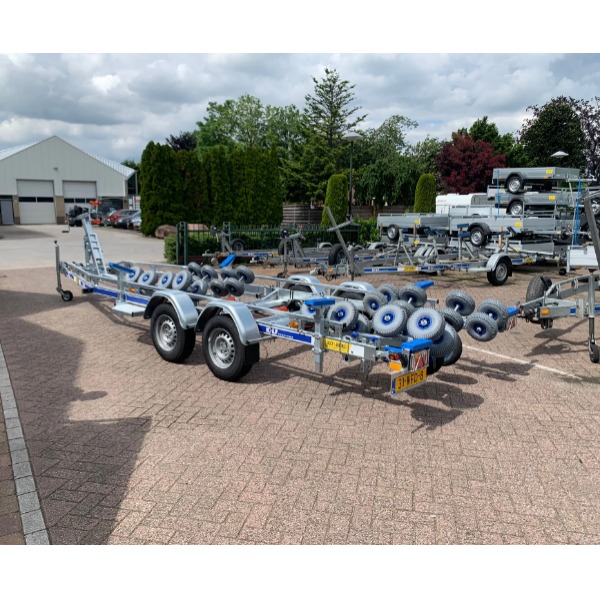Motorboot tandem geremd