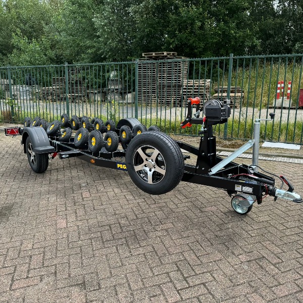 Boottrailer enkel geremd 1800kg