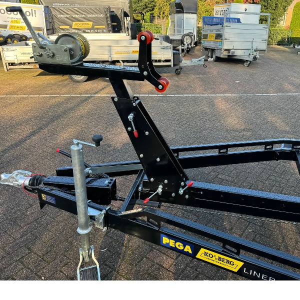 Boottrailer tandem geremd 3500kg